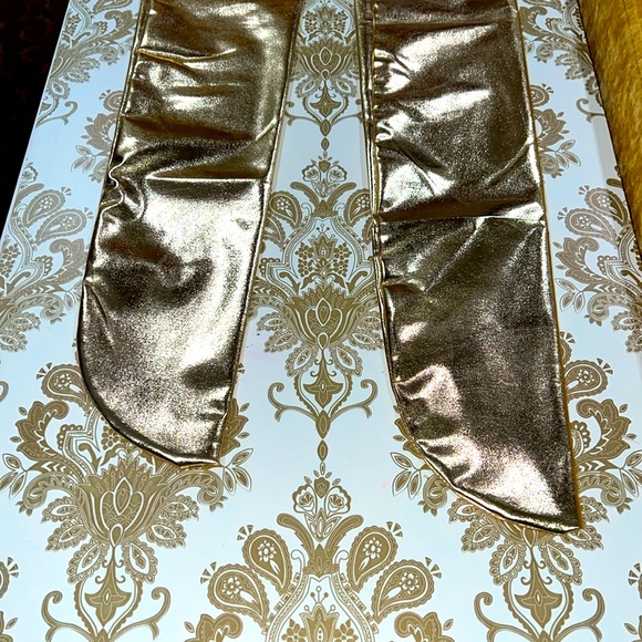 New Gold Thigh Highs - Picture 7 of 8